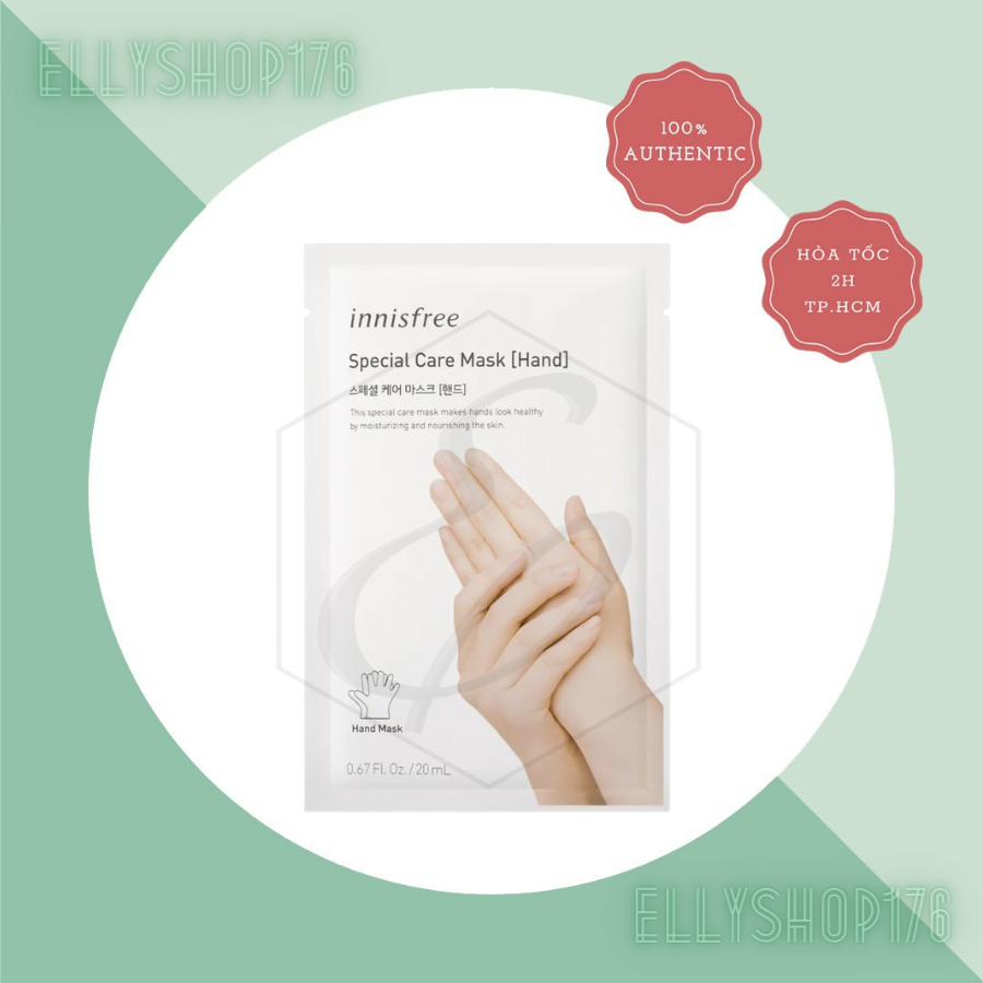 Mặt Nạ Dưỡng Da Tay Mềm Mịn Innisfree Special Care Mask Hand 20ml